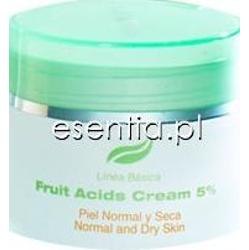 De Noyle's Linea Basica Facial Fruit Acids Cream - Krem z kwasami AHA 5% na noc 50 ml