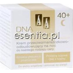 AA Cosmetics DNA Regeneracja 40+ Krem przeciwzmarszczkowo - odbudowujący na noc 50 ml