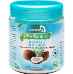 Bielenda Bio Plantacja Kokos Anti - stress Naturalne wiórki kokosowe do kąpieli  450 g 