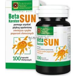 Puritan's Pride  Beta Karoten Sun Suplement diety op. / 100 kaps.