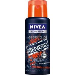 NIVEA MEN Menergy Antyperspirant w sprayu Rebellious 100 ml