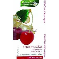 Mincer Pharma Zielona Apteka Maseczka odżywczo-relaksująca z ekstraktem z czereśni i imbiru 15 ml