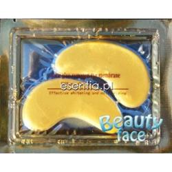 BeautyFace  Przeciwzmarszczkowe szokowe kolagenowe płatki pod oczy ze złotem i kwasem hialuronowym op. / 2 płatki
