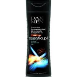 Dax Cosmetics Dax Men NEW Energizujący żel pod prysznic do mycia ciała, twarzy i włosów Turbo 3w1 300 ml