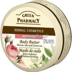 Green Pharmacy  Masło do ciała Róża piżmowa i Zielona herbata 200 ml