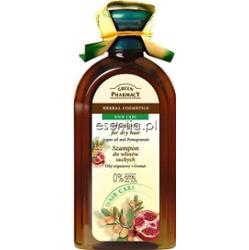 Green Pharmacy  Szampon do włosów suchych Olej arganowy i Granat 350 ml