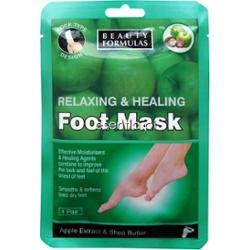 Beauty Formulas  Maska relaksująco - odżywcza na stopy 1 para