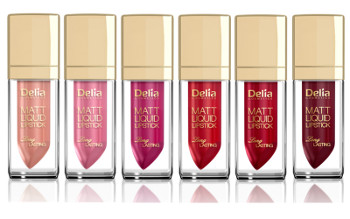 Delia Matt Liquid Lipstick nowa matowa pomadka do ust