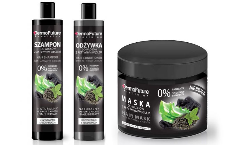 DermoFuture Kosmetyki z aktywnym węglem do pielęgnacji włosów