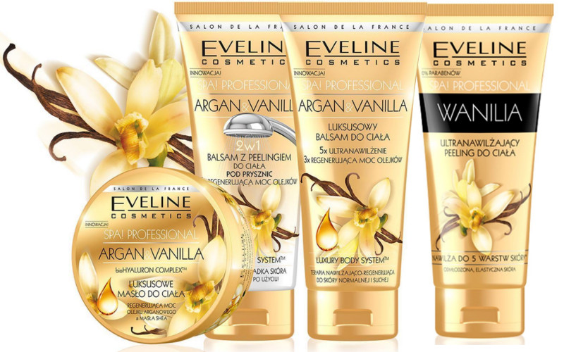 Eveline Cosmetics - nowa luksusowa linia ARGAN & VANILLA