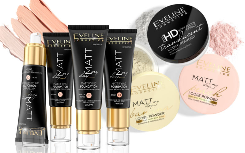 Eveline Matt my day kosmetyki matujące do makijażu