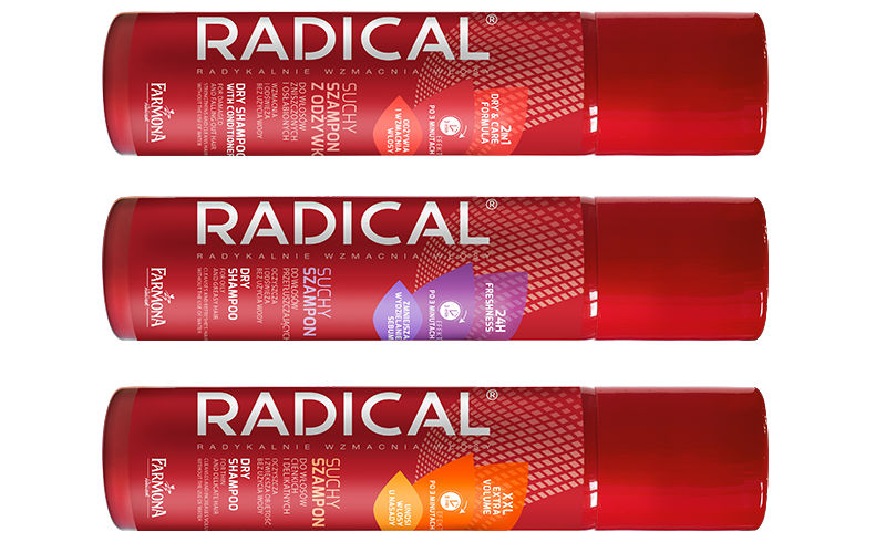 Farmona Radical nowe suche szampony do włosów