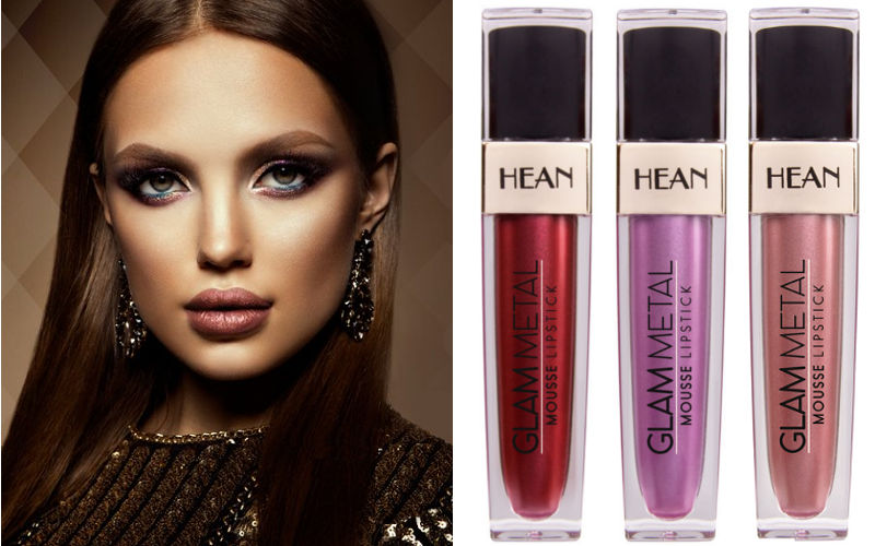 Hean Glam Metal Mousse Lipstick - pomadka z metalicznym efektem