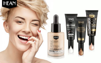 HEAN kosmetyki rozjaśniające i przyciemniające kolory podkładów