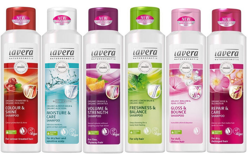 Lavera naturalne szampony do włosów