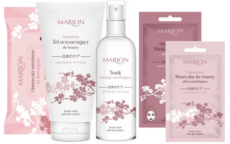 Marion Japoński Rytuał kosmetyki z kwiatem wiśni i mleczkiem ryżowym