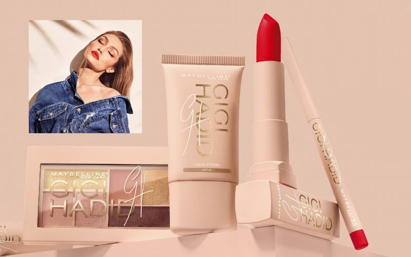 Kolekcje kosmetyków do makijażu Gigi Hadid x Maybelline