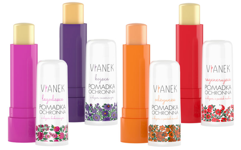 Vianek nowe pomadki ochronne do ust