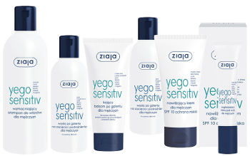 Ziaja Yego Sensitive Kosmetki dla mężczyzn do skóry wrażliwej