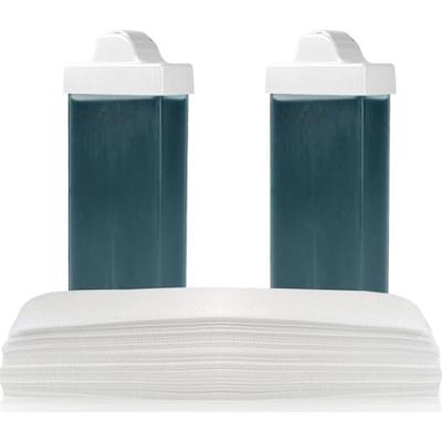 Zestaw do depilacji azulenowy 2xwosk+paski