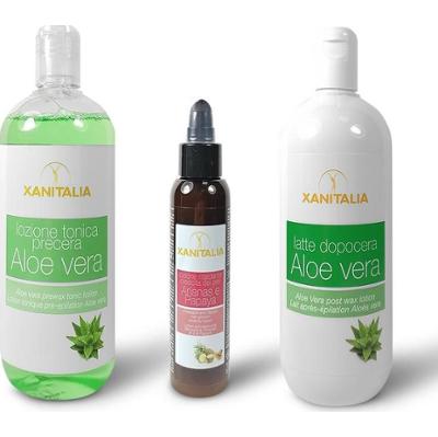 Zestaw kosmetyków do depilacji z balsamem