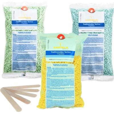 Zestaw 3 wosków w dropsach + szpatuły