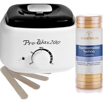 Zestaw podgrzewacz + wosk twardy miodowy + szpatuł