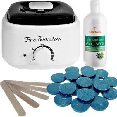 Zestaw podgrzewacz+wosk azulen+szpatuły + balsam