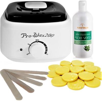 Zestaw podgrzewacz +wosk miodowy+szpatuły+balsam