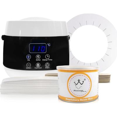 Zestaw do depilacji: podgrzewacz do wosku+wosk+paski