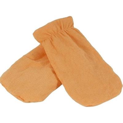 Rękawica kosmetyczna frotte morelowy 1 para