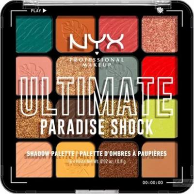 NYX Professional Makeup - ULTIMATE - SHADOW PALETTE - Paleta 16 cieni do powiek - 02 PARADISE SHOCK - 16 x 0,8 g