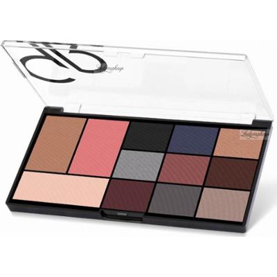 Golden Rose - CITY STYLE - Face & Eye Palette - Paleta do makijażu twarzy - 02 SMOKEY