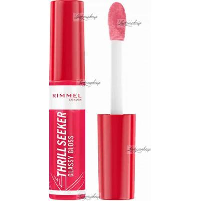 RIMMEL - Thrill Seeker - Glassy Gloss - Błyszczyk do ust - 10 ml  - 600 Berry Glace
