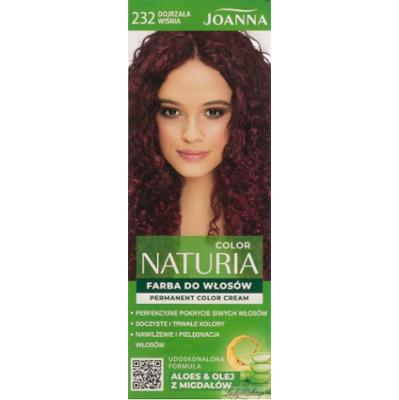 Joanna - Color Naturia - Permanent Color Cream - Farba do włosów - 232 Dojrzała Wiśnia