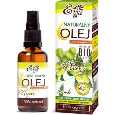 Naturalny olej Neem z Miodli Indyjskiej, 50 ml