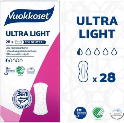 Wkładki higieniczne WHITE ULTRA LIGHT, 28 sztuk