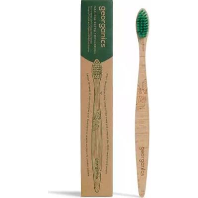 Ekologiczna szczoteczka do zębów z drewna bukowego, MEDIUM