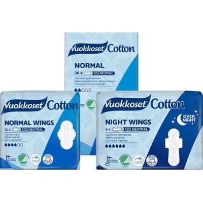 COTTON, Zestaw podpasek i wkładek higienicznych