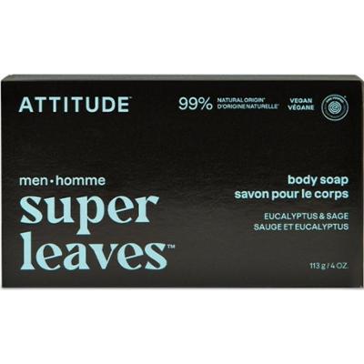 Mydło w kostce do ciała dla mężczyzn, Eukaliptus i szałwia, 113g