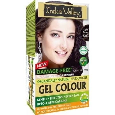 Żelowa farba do włosów, JASNY BRĄZ