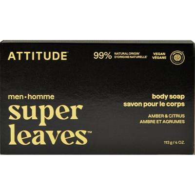 Mydło w kostce do ciała dla mężczyzn, Bursztyn i cytrus, 113g