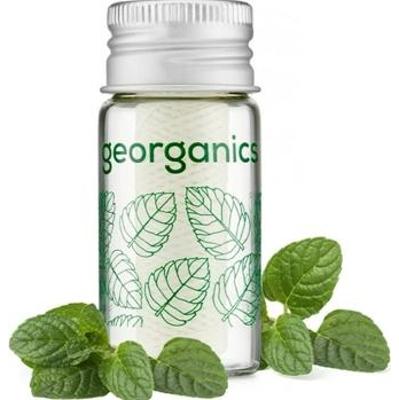 Nauralna nić jedwabna w szklanym opakowaniu Zero Waste, do codziennej higieny, smak mięty pieprzowej, 30 m