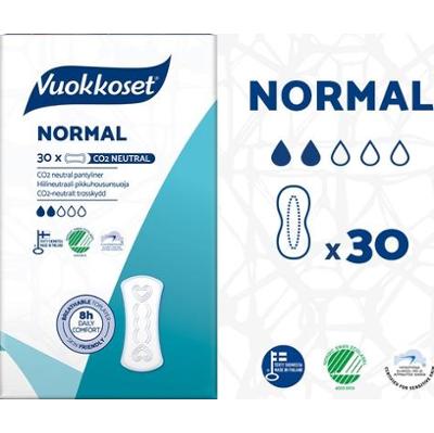 Wkładki higieniczne WHITE NORMAL, 30 sztuk