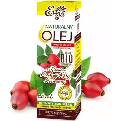 BIO Naturalny olej z nasion dzikiej róży piżmowej (omega-3,6 oraz witaminy A,C,E), 50 ml