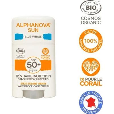 Krem przeciwsłoneczny w sztyfcie z filtrem SPF50+, niebieski, 12 g