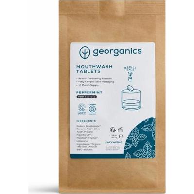 Naturalne tabletki do płukania jamy ustnej, naturalny skład, do codziennej pielęgnacji, smak miętowy, 720 tabletek