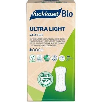 Cienkie wkładki higieniczne BIO, ULTRA LIGHT, 24 sztuki