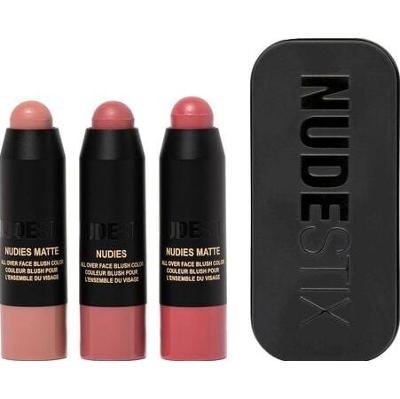 Nudestix - Pink Nude Blush Kit - Róże W Zestawie - Kit Pink Nude Blush - Dla Kobiet