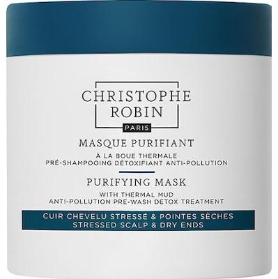 Christophe Robin - Detoksykująca I Rewitalizująca Pielęgnacja Włosów Z Błotem Termalnym - Purifying Mud Pielęgnacja Twarzy 250ml - Dla Kobiet